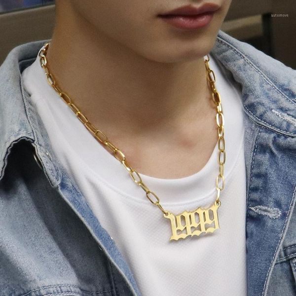 pun stainless steel number necklace chain men's women's hip hop punk big link chain necklace birthday gift jewelry 1980-20211, Silver
pun stainless steel number necklace chain men's women's hip hop punk big link chain necklace birthday gift jewelry 1980-20211, Silver