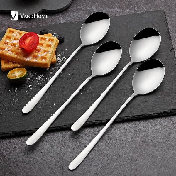 vandhome 2 pcs/set long handle soup spoon stainless steel dinner spoon set kitchen accessories table coffee scoop
vandhome 2 pcs/set long handle soup spoon stainless steel dinner spoon set kitchen accessories table coffee scoop