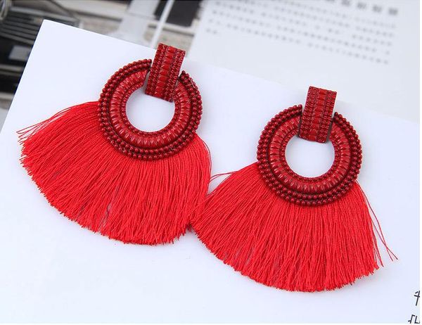 leaderbeads women's boho big sector tassel dangle earring bohemian alloy hollow hanging drop earrings ladies party gift jewelry, Silver
leaderbeads women's boho big sector tassel dangle earring bohemian alloy hollow hanging drop earrings ladies party gift jewelry, Silver