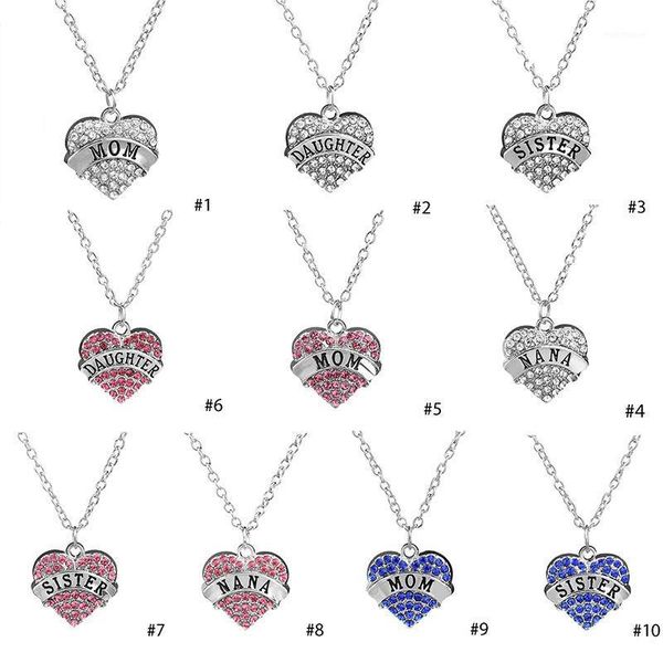 charms wholesale-suspension bijouterie women's necklaces jewelry charms1 pcs heart crystal rhinestone mum daughter sister nana pendant, Bronze;silver
charms wholesale-suspension bijouterie women's necklaces jewelry charms1 pcs heart crystal rhinestone mum daughter sister nana pendant, Bronze;silver