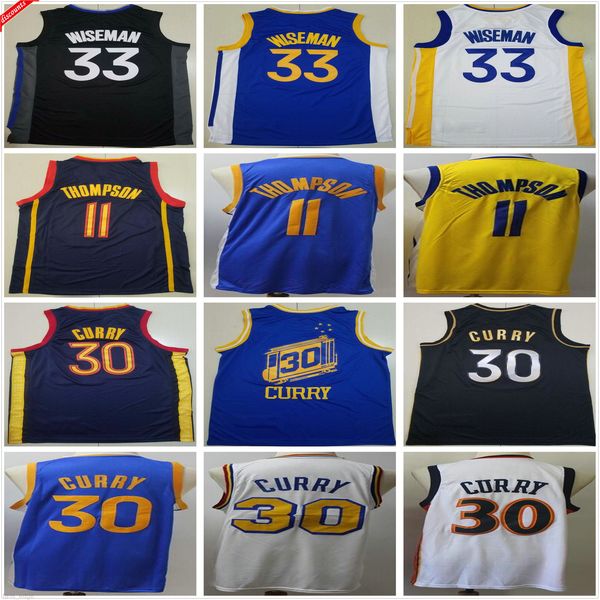 ncaa college 2021 new stephen 30 curry jersey klay 11 thompson blue white black yellow wholesale #33 wiseman mens basketball jerseys, Black;red 
ncaa college 2021 new stephen 30 curry jersey klay 11 thompson blue white black yellow wholesale #33 wiseman mens basketball jerseys, Black;red