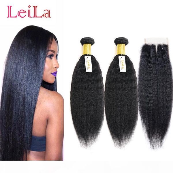 brazilian virgin hair kinky straight unprocessed human hair 2 bundles with lace closure 3 pieces lot natural color yaki, Black;brown
brazilian virgin hair kinky straight unprocessed human hair 2 bundles with lace closure 3 pieces lot natural color yaki, Black;brown