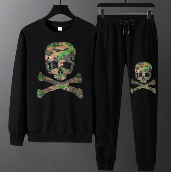 2021 new men's sets tracksuit hip streetwear drill warm sweatshirts sweatpants suit 2pcs brand clothes hoodies ytjo, Black
2021 new men's sets tracksuit hip streetwear drill warm sweatshirts sweatpants suit 2pcs brand clothes hoodies ytjo, Black