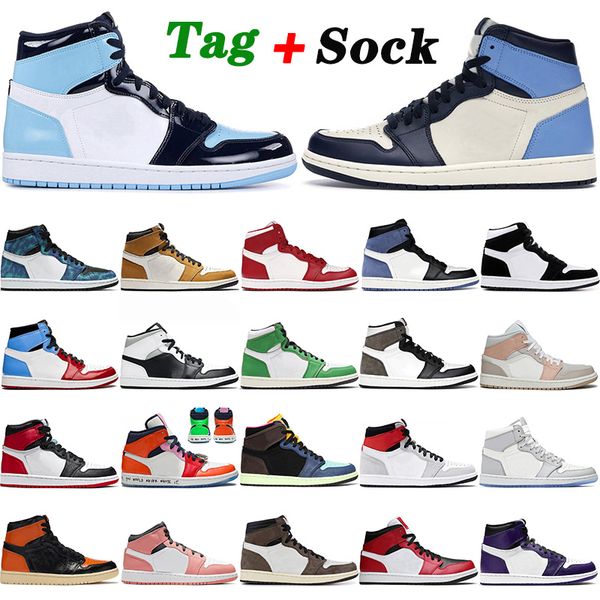 high jumpman 1 1s basketball shoes 2021 new arrival obsidian unc mid chicago toe fearless lucky green mens womens trainers sneakers 36-46, White;red
high jumpman 1 1s basketball shoes 2021 new arrival obsidian unc mid chicago toe fearless lucky green mens womens trainers sneakers 36-46, White;red
