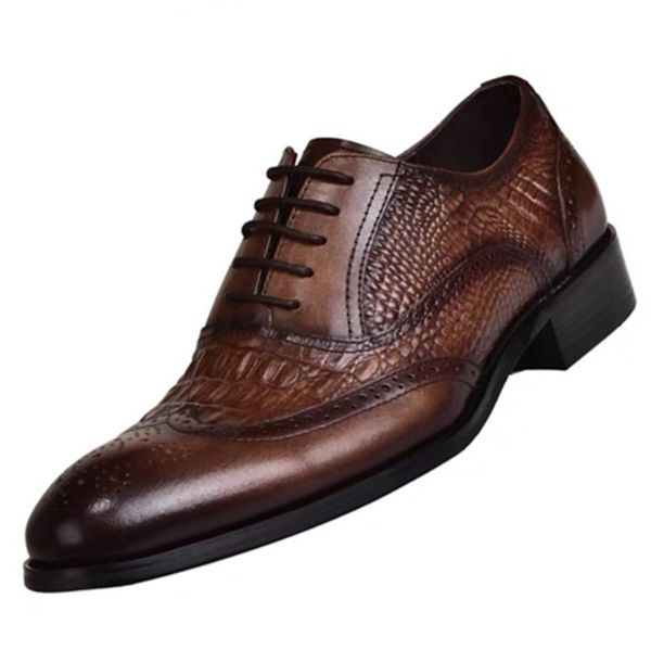 man flat classic men dress shoes patent leather wingtip carved italian formal oxford plus size 38-48 for 2021, Black
man flat classic men dress shoes patent leather wingtip carved italian formal oxford plus size 38-48 for 2021, Black