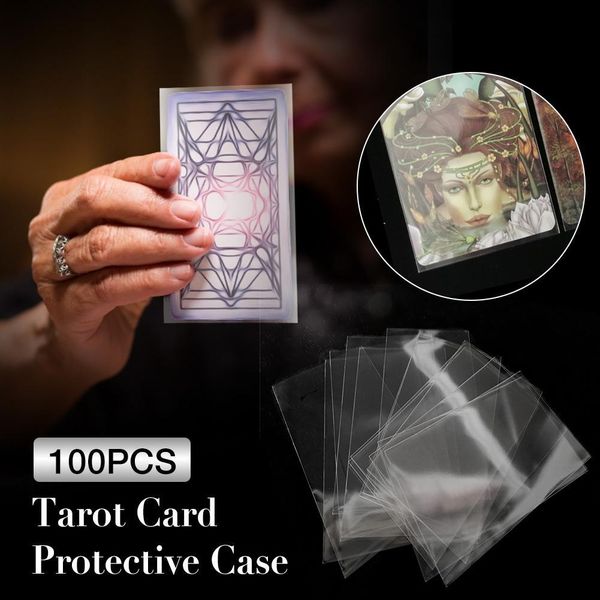 100pack tarot cards protective case film suitable cards 610.2 10.3cm cards opp material card case table game accessories wmtdhd
100pack tarot cards protective case film suitable cards 610.2 10.3cm cards opp material card case table game accessories wmtdhd