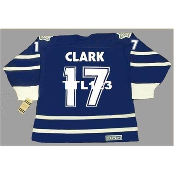 121 #17 wendel clark toronto maple leafs 1997 ccm vintage home hockey jersey or custom any name or number retro jersey, Black 
121 #17 wendel clark toronto maple leafs 1997 ccm vintage home hockey jersey or custom any name or number retro jersey, Black