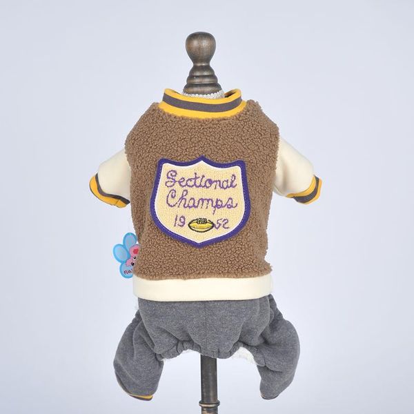 dog apparel cat jumpsuit hoodie badge design pet puppy coat jacket winter warm outfit
dog apparel cat jumpsuit hoodie badge design pet puppy coat jacket winter warm outfit