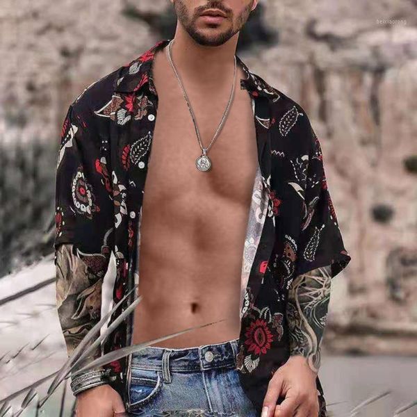 feitong 2020 new hawaiian shirt men's fashion print short sleeve shirt casual single breasted blouse summer camisas1, White;black
feitong 2020 new hawaiian shirt men's fashion print short sleeve shirt casual single breasted blouse summer camisas1, White;black