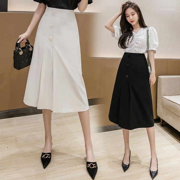 women black white pleated skirt female summer 2021 korea style new knee-length high waist slim a-line package hip one-step skirt1
women black white pleated skirt female summer 2021 korea style new knee-length high waist slim a-line package hip one-step skirt1