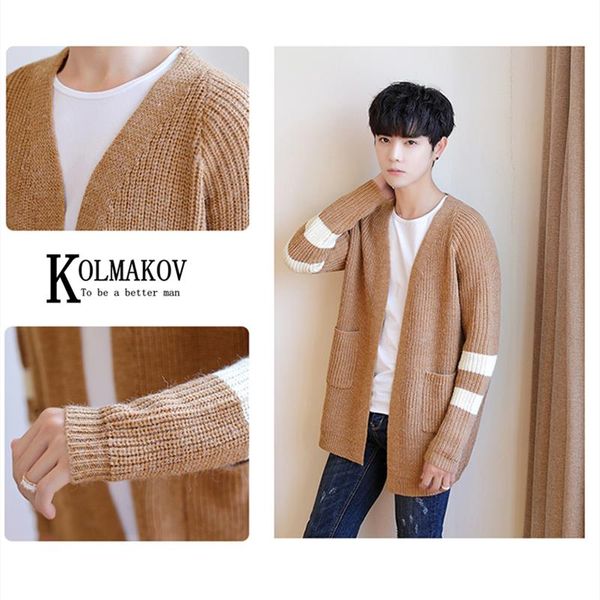 kolmakov men's new japan style trend casual fashion sweater cardigan 70% cotton printed knit coat male 5 color size -3xl, White;black
kolmakov men's new japan style trend casual fashion sweater cardigan 70% cotton printed knit coat male 5 color size -3xl, White;black