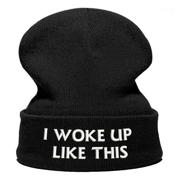 beanie hat skullie cap slouchy winter autumn embroidery cool punk men women teen street dance funny hip-hop- i woke up like this1
beanie hat skullie cap slouchy winter autumn embroidery cool punk men women teen street dance funny hip-hop- i woke up like this1