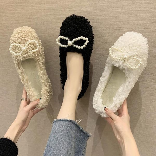 winter shoes women casual female sneakers modis slip-on loafers fur pearl decorateion round toe elegant flats 2020 slip on, Black
winter shoes women casual female sneakers modis slip-on loafers fur pearl decorateion round toe elegant flats 2020 slip on, Black