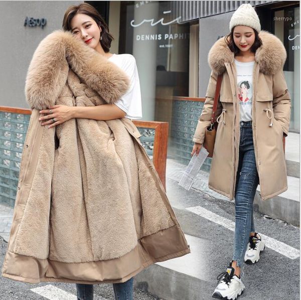 2021 new cotton liner parker parka fashion adjustable waist fur collar winter jacket women medium long hooded parka coat1, Black
2021 new cotton liner parker parka fashion adjustable waist fur collar winter jacket women medium long hooded parka coat1, Black