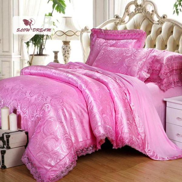 bedding sets slowdream pink girl double set duvet cover fitted sheet mattress pillowcase home decor bedspread luxury
bedding sets slowdream pink girl double set duvet cover fitted sheet mattress pillowcase home decor bedspread luxury