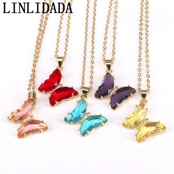 chains 8pcs fashion mix color glass crystal butterfly pendant necklace for women 2021 female jewelry, Silver
chains 8pcs fashion mix color glass crystal butterfly pendant necklace for women 2021 female jewelry, Silver