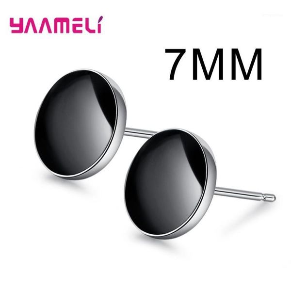 women new fashion 925 sterling silver small stud earrings black ear studs for wedding/engagement party jewelry accesory1, Golden;silver
women new fashion 925 sterling silver small stud earrings black ear studs for wedding/engagement party jewelry accesory1, Golden;silver