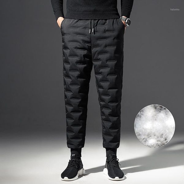 men's pants casual men white duck down winter thick warm slim elastic waist scratchproof windproof trousers skiing camping pants1, Black
men's pants casual men white duck down winter thick warm slim elastic waist scratchproof windproof trousers skiing camping pants1, Black
