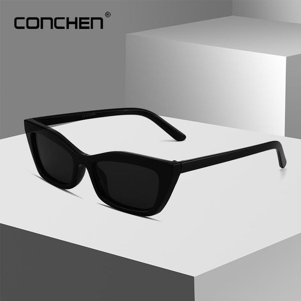 sunglasses conchen vintage women cat eye designer sun glasses retro ladies 2021 eyewear oculos, White;black
sunglasses conchen vintage women cat eye designer sun glasses retro ladies 2021 eyewear oculos, White;black