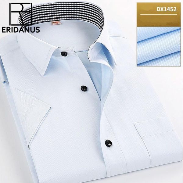 men's casual shirts est 2021 twill short sleeve business solid mens summer fashion cotton shirt m5091, White;black
men's casual shirts est 2021 twill short sleeve business solid mens summer fashion cotton shirt m5091, White;black