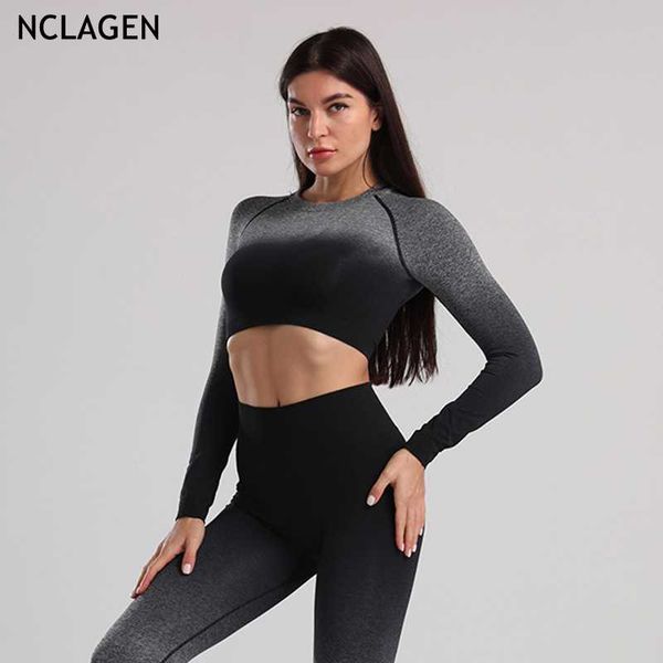 nclagen yoga fitness suit quick dry tight high elastic running seamless long sleeve shirts pants set gym sport workout running, White;red
nclagen yoga fitness suit quick dry tight high elastic running seamless long sleeve shirts pants set gym sport workout running, White;red