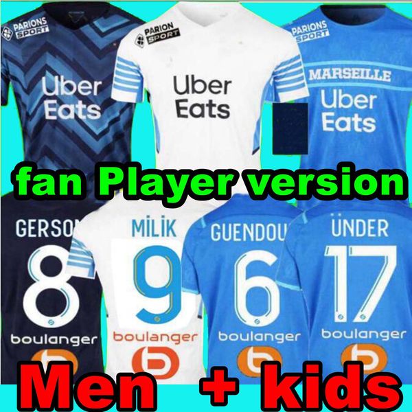 21 22 marseille soccer jerseys gerson ünder milik maillot de foot 2021 2012 camiseta payet guendouzi kamara man kids football shirt hommes +, Black;yellow
21 22 marseille soccer jerseys gerson ünder milik maillot de foot 2021 2012 camiseta payet guendouzi kamara man kids football shirt hommes +, Black;yellow