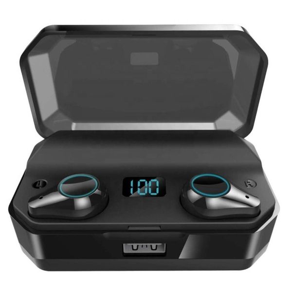 t9 tws headphone in ear wireless earphones telephone headset waterproof 8000mah led smart power bank phone holder
t9 tws headphone in ear wireless earphones telephone headset waterproof 8000mah led smart power bank phone holder