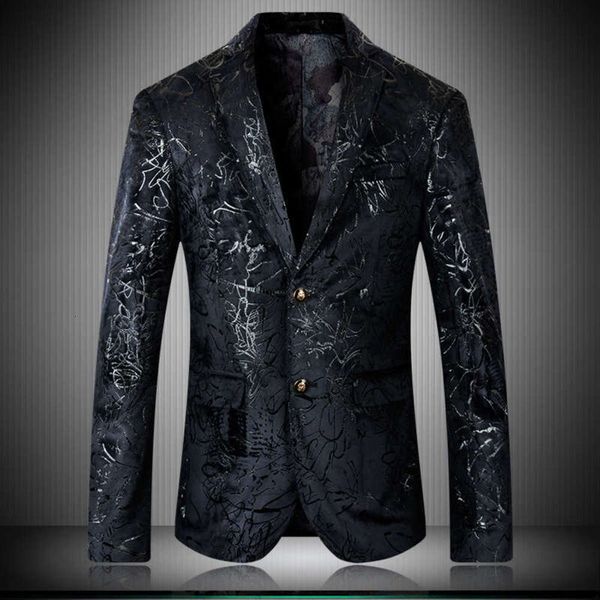 slim men's large fashionable single wear breasted suit coat, White;black