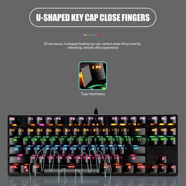 k550 green shaft mechanical keypad 87 keys gaming keyboard with colorful light effect for windows xp/7/8/10 systems
k550 green shaft mechanical keypad 87 keys gaming keyboard with colorful light effect for windows xp/7/8/10 systems