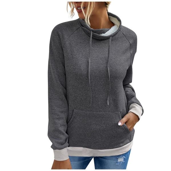 ostrich solid female hoodies stand collar long sleeve plus fleece pullover sweatshirts pocket casual drawstring sudaderas, Black
ostrich solid female hoodies stand collar long sleeve plus fleece pullover sweatshirts pocket casual drawstring sudaderas, Black
