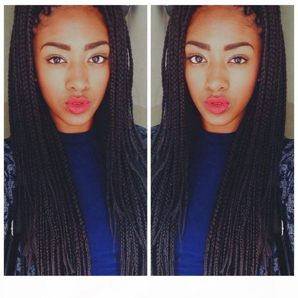 selling heat resistant micro braided wigs african american hair braiding styles long black wig lace box braids synthetic wig
selling heat resistant micro braided wigs african american hair braiding styles long black wig lace box braids synthetic wig