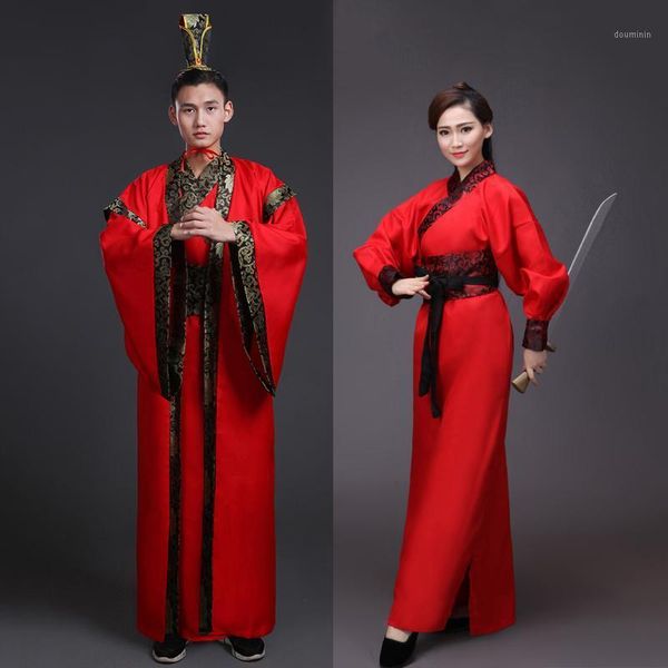 chinese style couple clothing blue black hanfu christmas red stage costume for women and men performance costume party outfit1, Black;red
chinese style couple clothing blue black hanfu christmas red stage costume for women and men performance costume party outfit1, Black;red