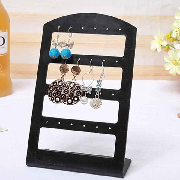 24/48 hole витрина настольных прямоугольные жемчужные серьги серьги стенд степов крюки для хранения дома акриловое ожерелье держатель дули ю, Pink;blue