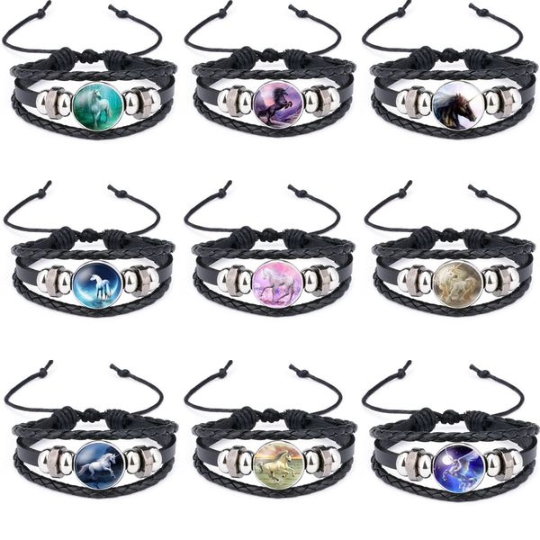 multicolor unicorn horse style woven bracelet glass charm decoration jewelry party home kids gifts ing, Golden;silver
multicolor unicorn horse style woven bracelet glass charm decoration jewelry party home kids gifts ing, Golden;silver