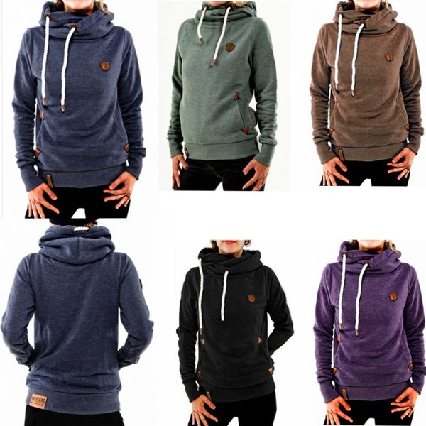 New autumn and winter European and American long-sleeved hooded sweater ladies pullover fleece can be customized, Black
New autumn and winter European and American long-sleeved hooded sweater ladies pullover fleece can be customized, Black