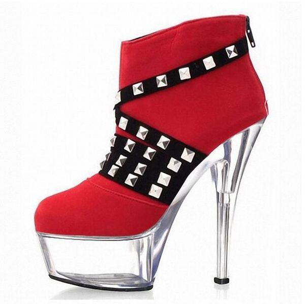 2020 high three inches female highheels rivet low boots 5rg9, Black
2020 high three inches female highheels rivet low boots 5rg9, Black