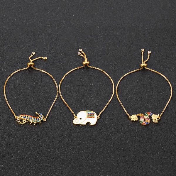 charm bracelets gold color animal adjustable box chain elephant dragon hippocampus colorful crystal bracelet bangles gifts, Golden;silver
charm bracelets gold color animal adjustable box chain elephant dragon hippocampus colorful crystal bracelet bangles gifts, Golden;silver