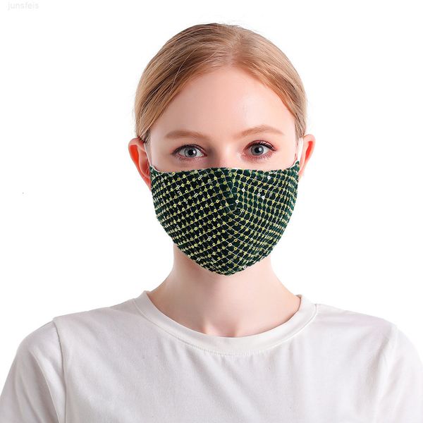 new designer face adults decoration solid bright shiny sequins adjustable ear buckle breathable dust mouth mask washable
new designer face adults decoration solid bright shiny sequins adjustable ear buckle breathable dust mouth mask washable