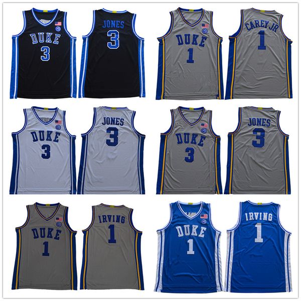 mens ncaa duke blue devils kyrie 1 irving 3 jones 1 carey jr college basketball jerseys, Black;red
mens ncaa duke blue devils kyrie 1 irving 3 jones 1 carey jr college basketball jerseys, Black;red