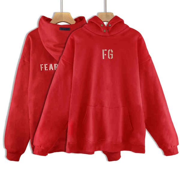 fog season 7 main line red small fg letter flocking printing high street leisure hoodie for men and women, Black
fog season 7 main line red small fg letter flocking printing high street leisure hoodie for men and women, Black