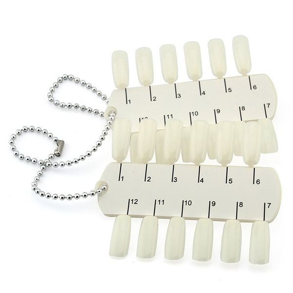 100 set/ lot 24 tips nail display chart with necklace acrylic natrual false tips faux ongles nail polish display tools f0038, Red;gold
100 set/ lot 24 tips nail display chart with necklace acrylic natrual false tips faux ongles nail polish display tools f0038, Red;gold