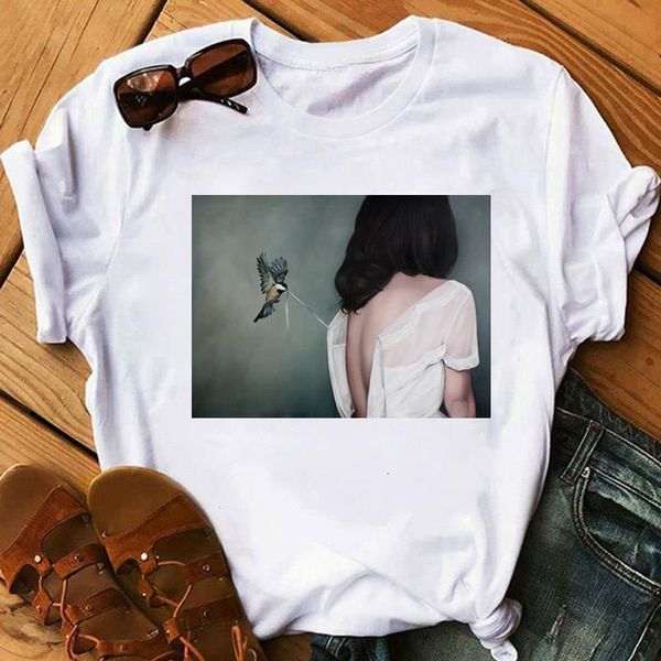 women t-shirt harajuku aesthetics tshirt animal print tee female vogue t-shirt loose fashion t-shirts clothes, White
women t-shirt harajuku aesthetics tshirt animal print tee female vogue t-shirt loose fashion t-shirts clothes, White