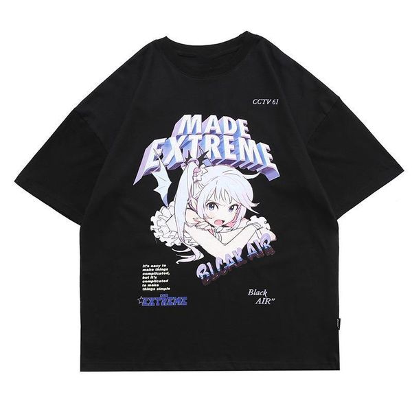 women's clothing t-shirt cartoon anime manga girl prinr tee kawaii summer loose cozy kpop harajuku aesthetic streetwear y2k, White
women's clothing t-shirt cartoon anime manga girl prinr tee kawaii summer loose cozy kpop harajuku aesthetic streetwear y2k, White