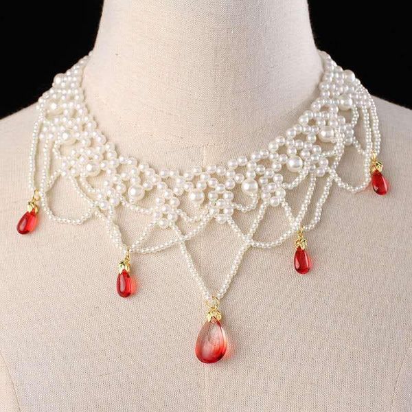 chokers multipurpose vintage chinese hanfu pearl necklaces for women party jewelry necklace charms hair accessories, Golden;silver
chokers multipurpose vintage chinese hanfu pearl necklaces for women party jewelry necklace charms hair accessories, Golden;silver