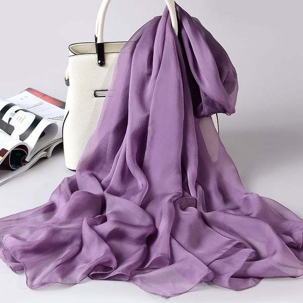 100% real silk scarf women thin chiffon silk shawls wraps for ladies solid neckerchief hangzhou natural silk scarf foulard femme 201119, Blue;gray
100% real silk scarf women thin chiffon silk shawls wraps for ladies solid neckerchief hangzhou natural silk scarf foulard femme 201119, Blue;gray