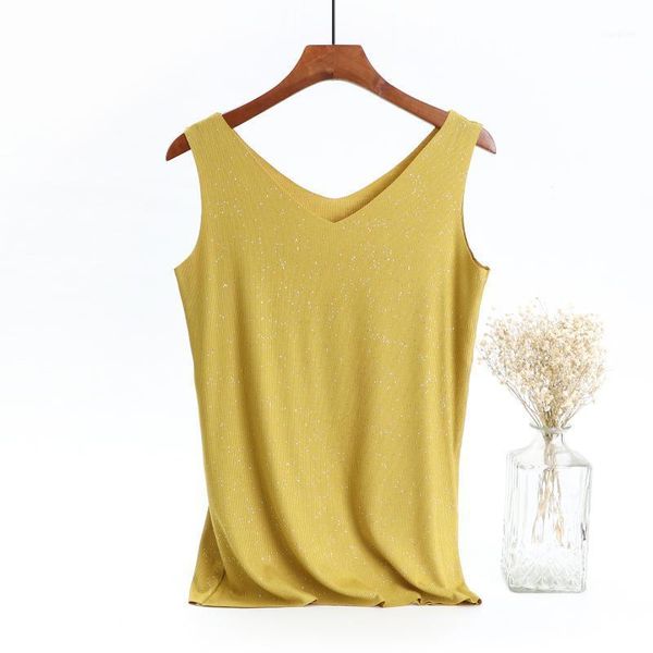 summer cute yellow tank v-neck sleeveless sequin cami casual ladies tank plus size women tees short homewear1, White
summer cute yellow tank v-neck sleeveless sequin cami casual ladies tank plus size women tees short homewear1, White