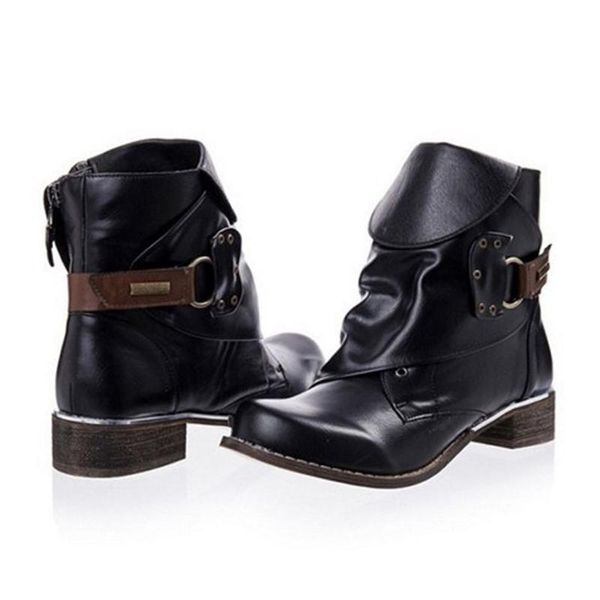 boots sagace 2021 women's leather shoes female buckle ankle heel large size side zipper casual jul29, Black
boots sagace 2021 women's leather shoes female buckle ankle heel large size side zipper casual jul29, Black