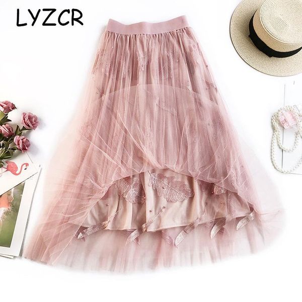 lyzcr women pleated tulle embroidered skirt female summer flower midi beaded skirt for women elastic waist long skirts womens1, Black
lyzcr women pleated tulle embroidered skirt female summer flower midi beaded skirt for women elastic waist long skirts womens1, Black
