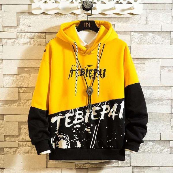 men's casual hoodie men black white splicing letter print hoodies jacket sweatshirts1
men's casual hoodie men black white splicing letter print hoodies jacket sweatshirts1