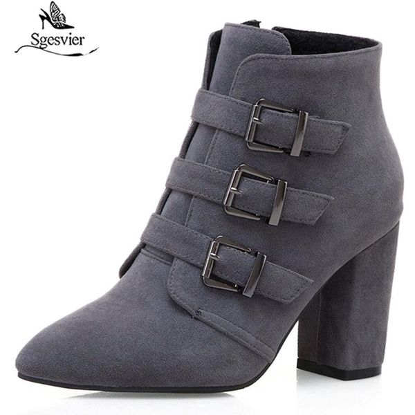 boots sgesvier red black large size autumn winter block high heels flock buckle strap ankle boot shoes woman footwear g699
boots sgesvier red black large size autumn winter block high heels flock buckle strap ankle boot shoes woman footwear g699
